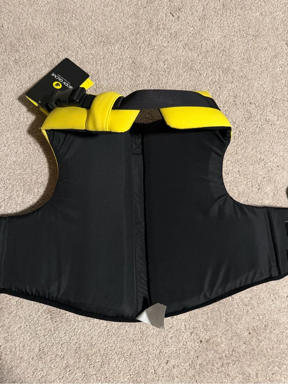 Body Glove Neoprene Dog Life Jacket, Yellow, Medium